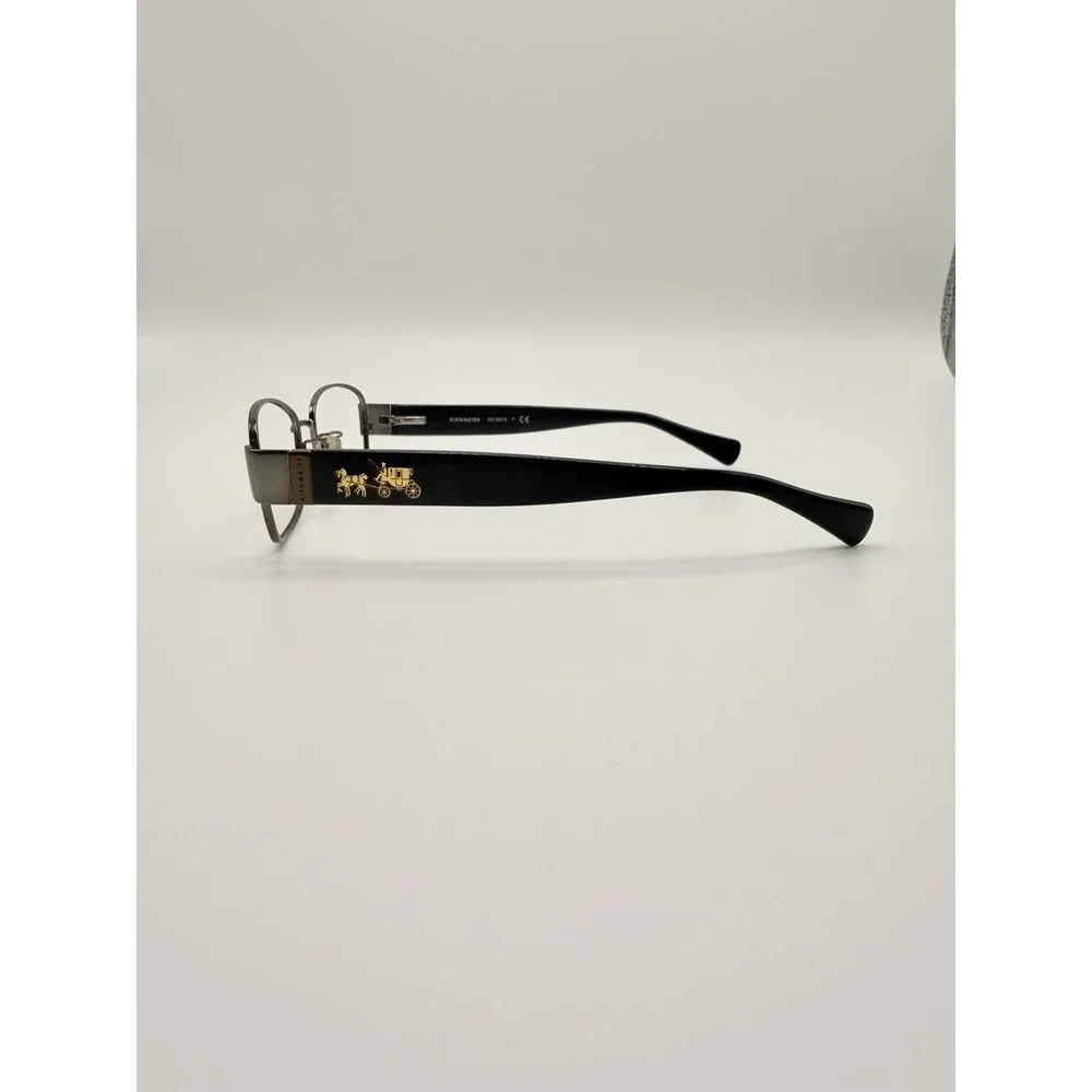 Coach HC5075 9017 Eyeglasses Dark Silver/Black Full Rim Frames Only 53-17-135